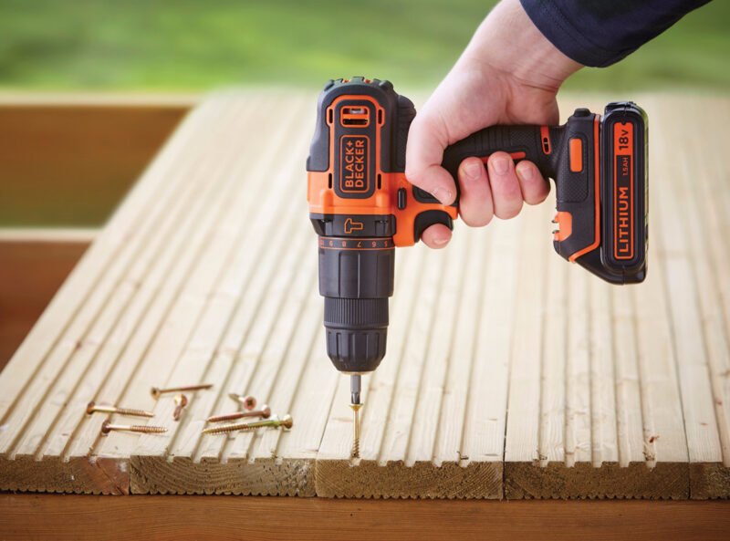 Black+Decker aku udarna bušilica odvijač BDCHD18BAFC 18V 1.5Ah