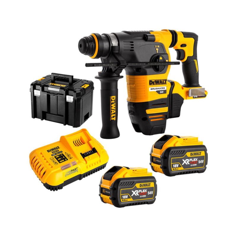 DeWALT aku udarna čekić bušilica Flexvolt DCH333X2 SDS-Plus 54V 6.1J