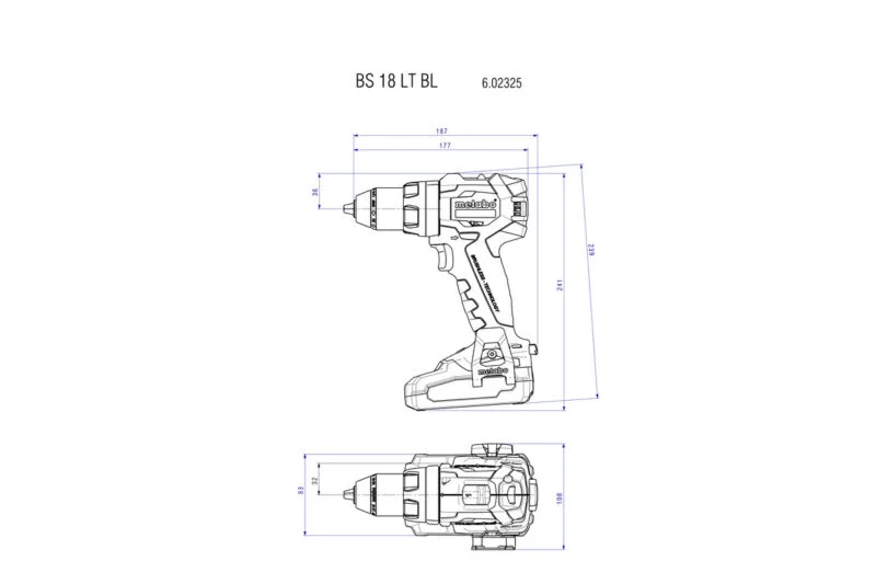 Metabo set aku bušilica i aku čekić bušilica SDS+ Combo Set 2.5.2