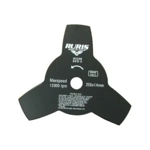 RURIS trokraki nož rezni disk sa tri zuba za trimer 255x1.4mm
