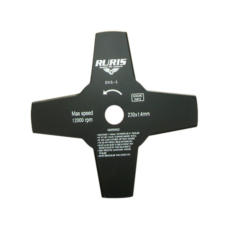 RURIS 4-kraki nož rezni disk sa četiri zuba za trimer 230x1.4mm