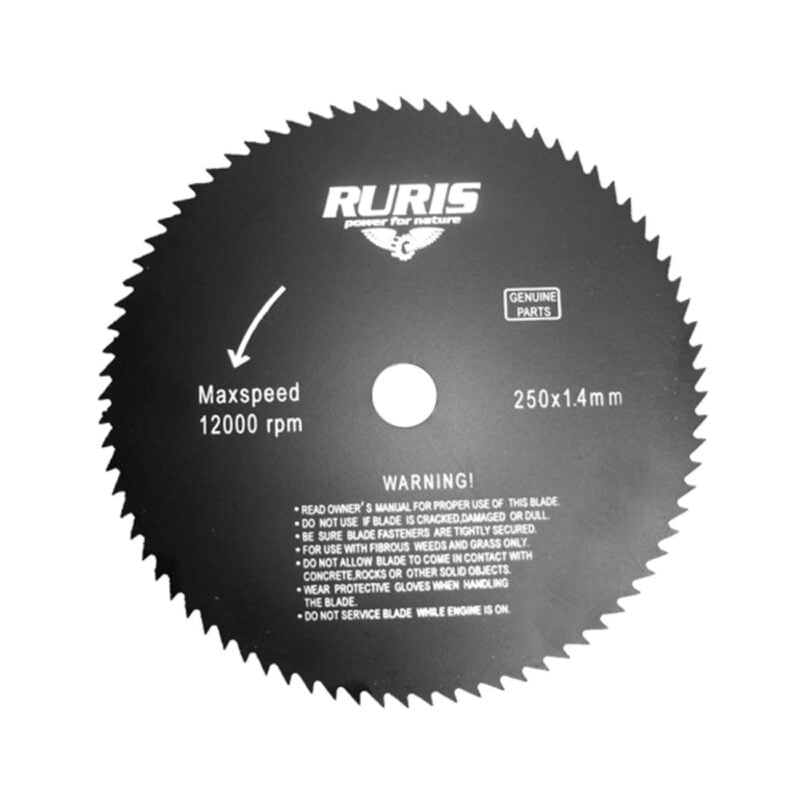 RURIS nož rezni disk cirkular za trimer sa 80 zuba 250x1.4mm
