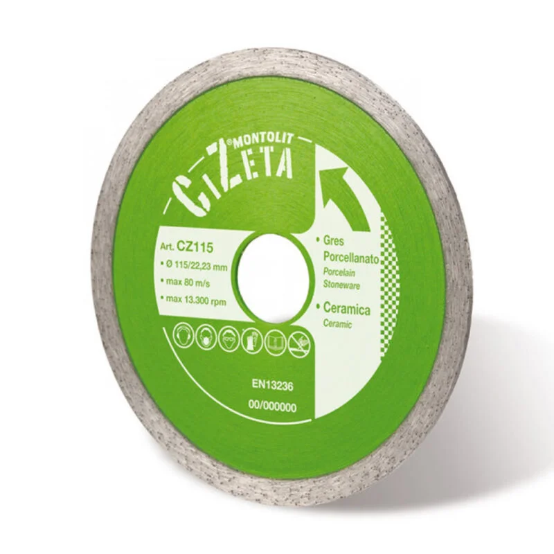 Montolit dijamantska ploča za keramiku 115x1.6 mm GREENLINE CZ115