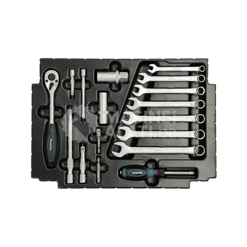 Makita 120-dijelni set nasadnih ključeva i bitova u Makpac koferu E-08713