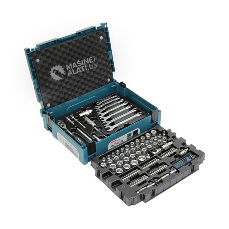 Makita 120-dijelni set nasadnih ključeva i bitova u Makpac koferu E-08713