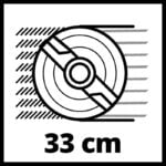 Einhell aku kosilica kosačica za travu Power X-Change GE-CM 18/33 Li KIT (1×4,0Ah) 33cm
