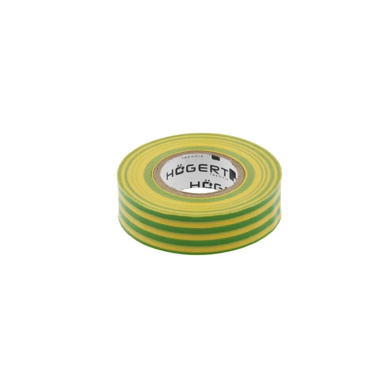 HOEGERT žuto-zelena PVC izolir traka HT1P286 20m