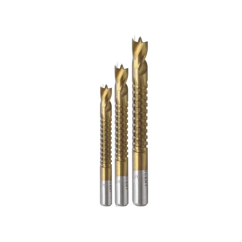 HOEGERT 3-dijelni set nareznih burgija HSS HT6D336 5/6/8mm