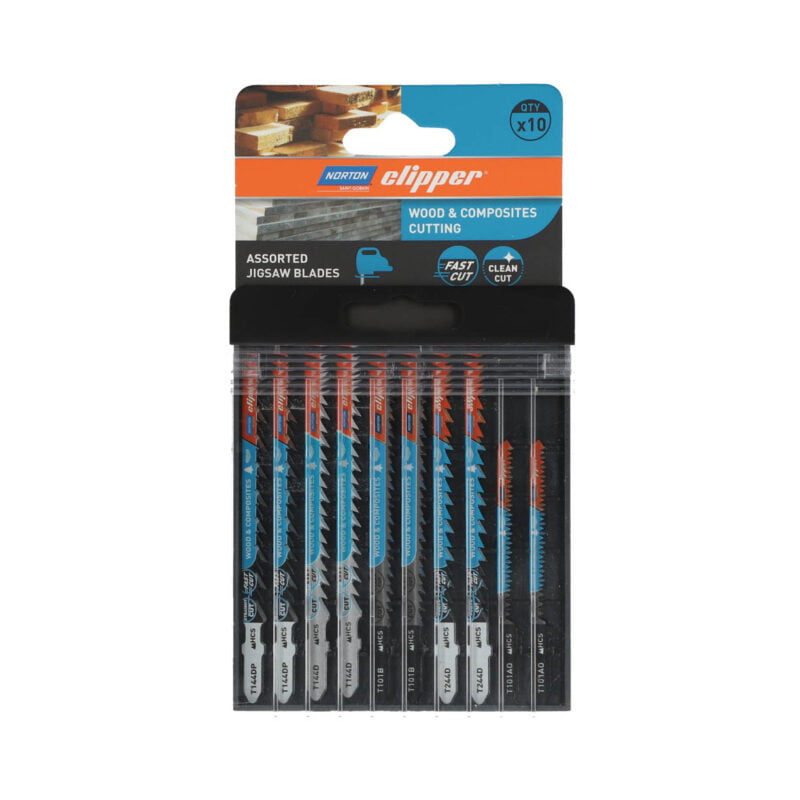 NORTON Clipper 10-dijelni set listova za ubodnu pilu HCS