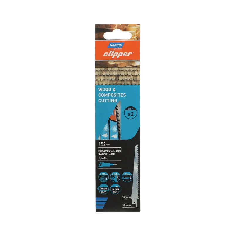 NORTON Clipper 2-dijelni set listova pile za recipročnu pilu Multi S 644 D HCS 152mm