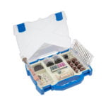 HOEGERT 145-dijelni set brusnog pribora za mini brusilicu HT2E115