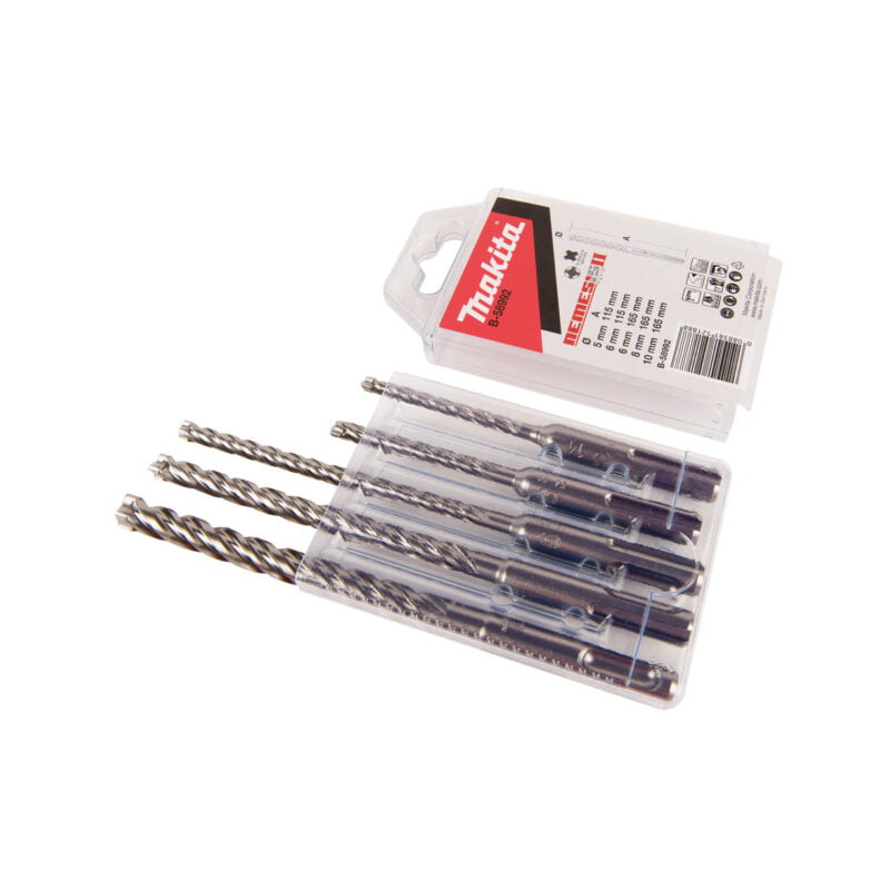 Makita 5-dijelni set burgija SDS-Plus Nemesis II B-58992