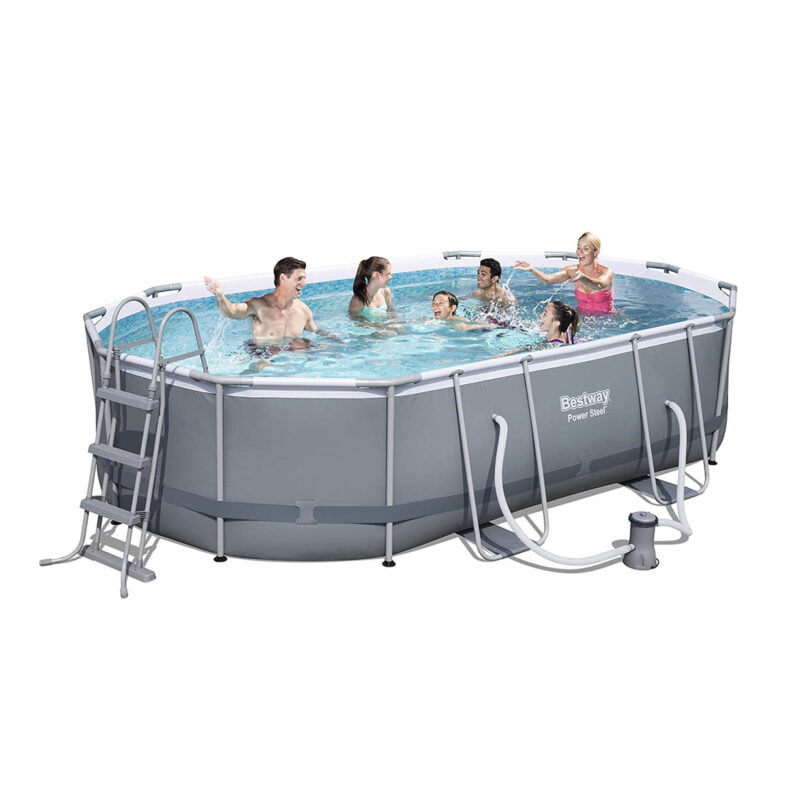 Bestway bazen sa metalnom konstrukcijom SANREMO 488x305x107cm 56448