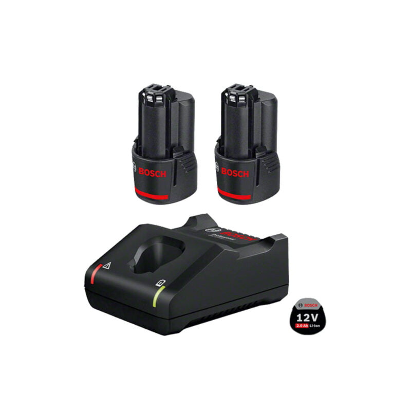 Bosch starter set brzi punjač GAL 12V-40 i 2x baterija GBA 12V/2Ah