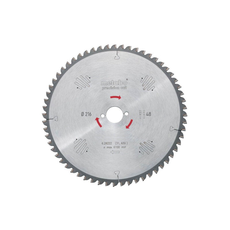 Metabo list kružne pile/cirkulara 216x30 Precision cut 628041000