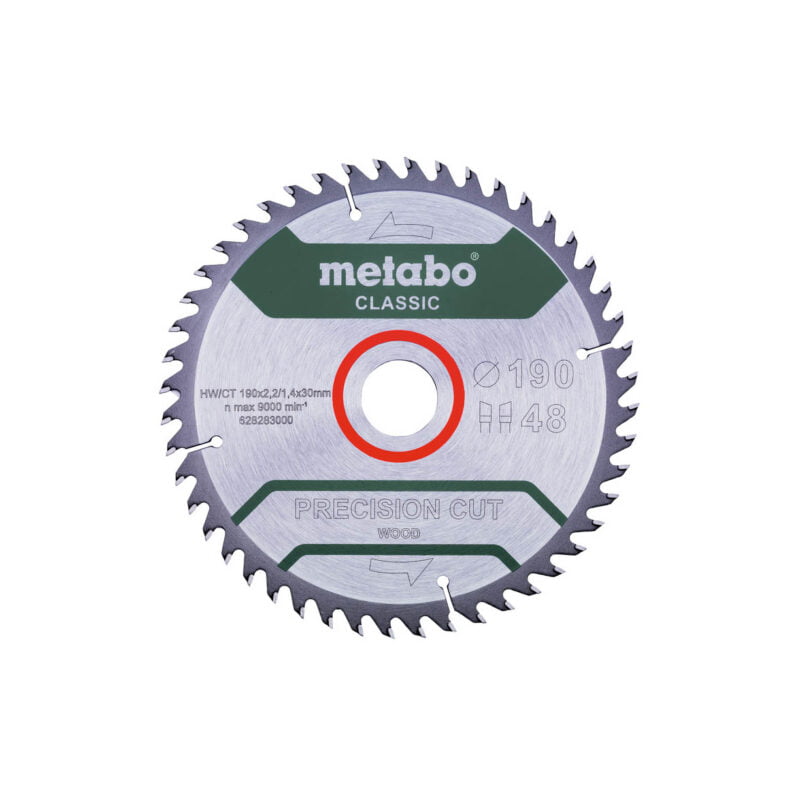 Metabo list kružne pile/cirkulara 190x30 Precision cut 628283000