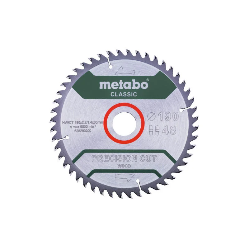 Metabo list kružne pile/cirkulara 190x30 Precision cut 628283000