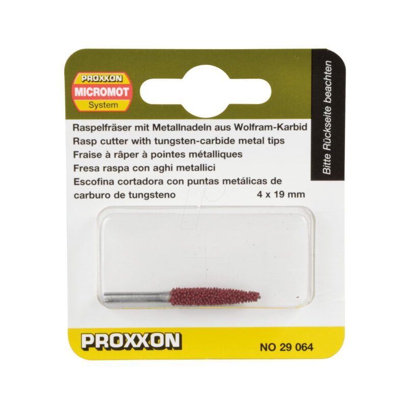 Proxxon špicasto glodalo s volfram-karbid iglama 4x19mm 29064