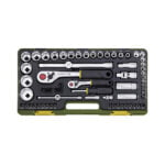Proxxon 65-dijelni set nasadnih ključeva 1/4”+1/2” u inčima 5/32″ – 1 3/8″