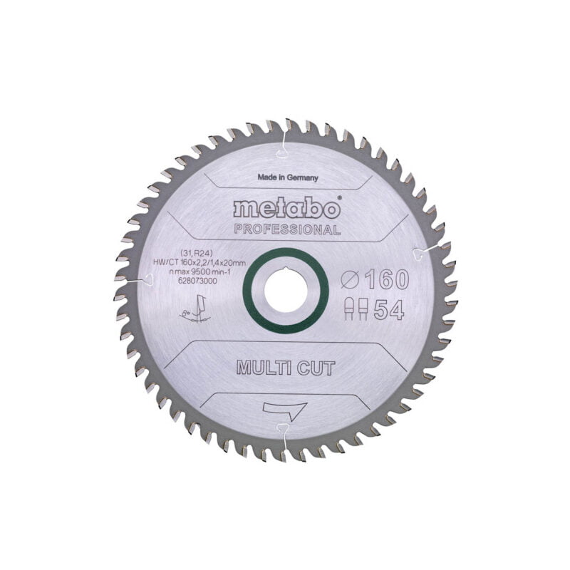 Metabo list kružne pile/cirkulara 165x20 Multi cut 628293000