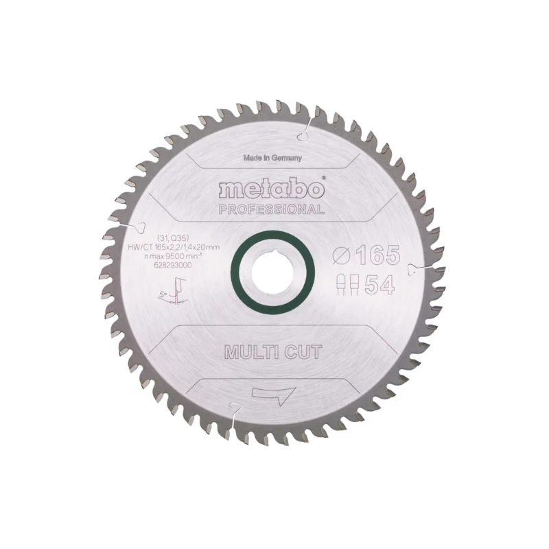 Metabo list kružne pile/cirkulara 165x20 Multi cut 628293000