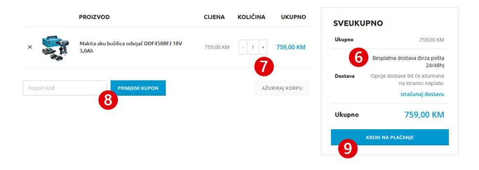 Kako kupiti?