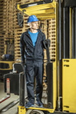 Hoegert plava radna jakna bluza FABIAN HT5K304