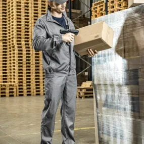 Hoegert svijetlo sive radne hlače pantalone FABIAN HT5K312
