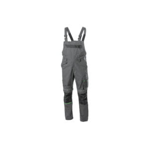 Hoegert tamno-sive radne hlače pantalone sa tregerima LEMBERG HT5K801