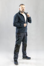 Hoegert softshell plava radna jakna BIESE HT5K255