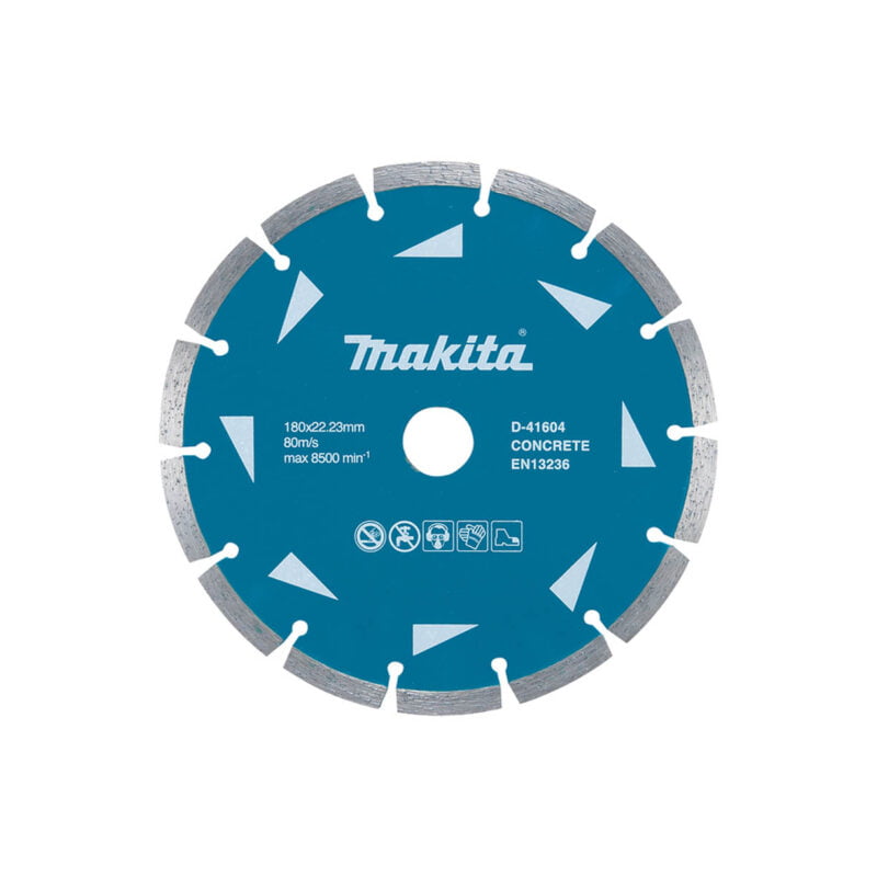 Makita dijamantska segmentirana rezna ploča za suho rezanje 180mm D-41604