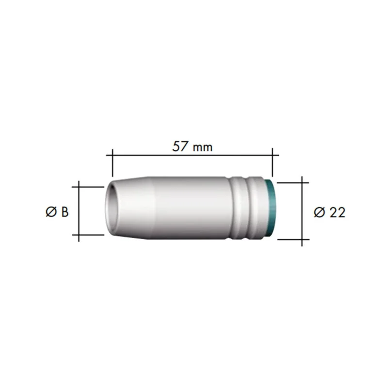 Abicor Binzel šoba mlaznica CO2 MB25 fi15mm