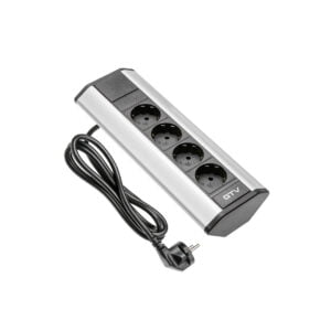GTV ugaoni produžni kabal AE-PBKT4S-80 1,5m srebrni
