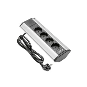 GTV ugaoni produžni kabal AE-PBKT4S-80 1,5m srebrni