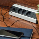 GTV ugaoni produžni kabal AE-PBKT4S-80 1,5m srebrni