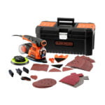 Black+Decker vibraciona oscilirajuća ekscentrična rotaciona brusilica KA280LKA 125mm