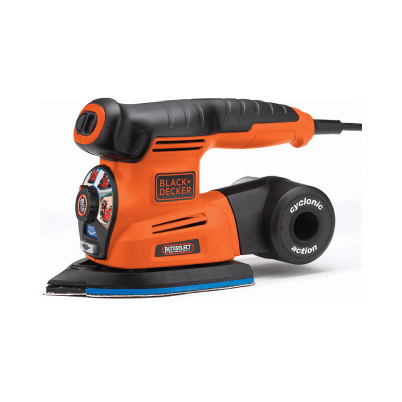 Black+Decker vibraciona oscilirajuća ekscentrična rotaciona brusilica KA280LKA 125mm