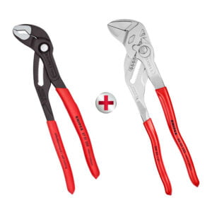 Knipex kliješta papagajke Cobra 250mm + kliješta ključ 250 mm – 00 20 10 CR02