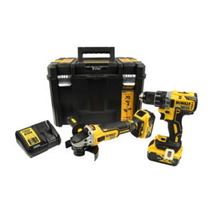 DeWALT aku set brusilica i bušilica DCK2020P2T 18V 2x5.0Ah