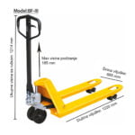 Xilin ručni paletar viličar viljuškar BF-III nosivosti 2500 kg