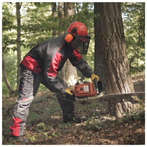 Lacuna protivrezne zaštitne hlače pantalone LOGGER sive