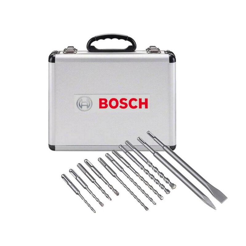 Bosch 11-dijelni set SDS-Plus borera i dlijeta u alu koferu 2608578765