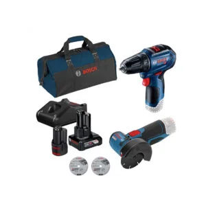 Bosch aku set bušilica odvijač GSR 12V-30 i aku ugaona brusilica GWS 12V-76