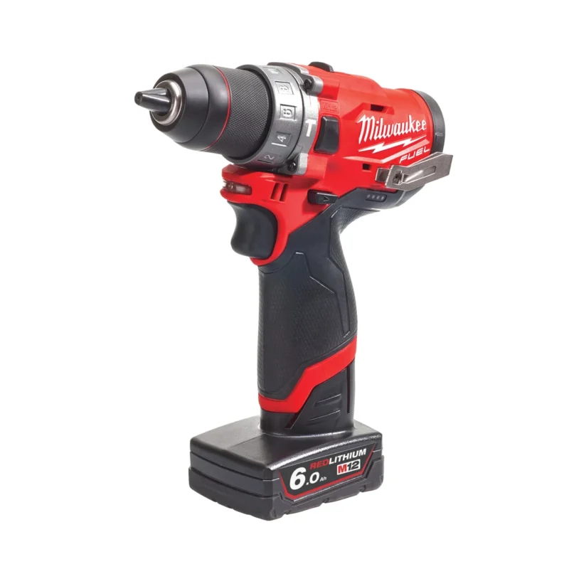 Milwaukee SET aku udarna bušilica - čekić bušilica SDS Plus - 2 x baterija 12V/6Ah - punjač + kofer M12 FPP2B-602X