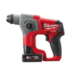 Milwaukee SET aku udarna bušilica - čekić bušilica SDS Plus - 2 x baterija 12V/6Ah - punjač + kofer M12 FPP2B-602X