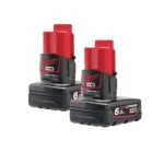 Milwaukee SET aku udarna bušilica - čekić bušilica SDS Plus - 2 x baterija 12V/6Ah - punjač + kofer M12 FPP2B-602X