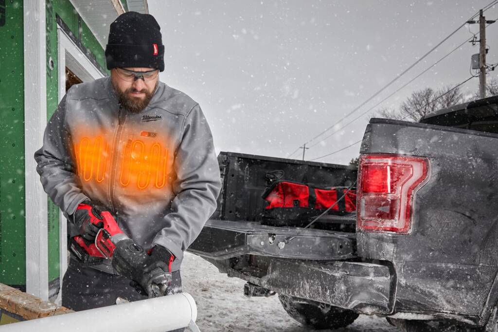 Milwaukee radna jakna sa grijačima M12 HJ GREY / BLACK 4-0