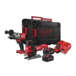 Milwaukee SET aku bušilica - ubodna pila - 2 x baterija 5Ah - punjač + 2 x kofer FPP2AA2-502X