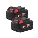 Milwaukee SET aku bušilica - ubodna pila - 2 x baterija 5Ah - punjač + 2 x kofer FPP2AA2-502X