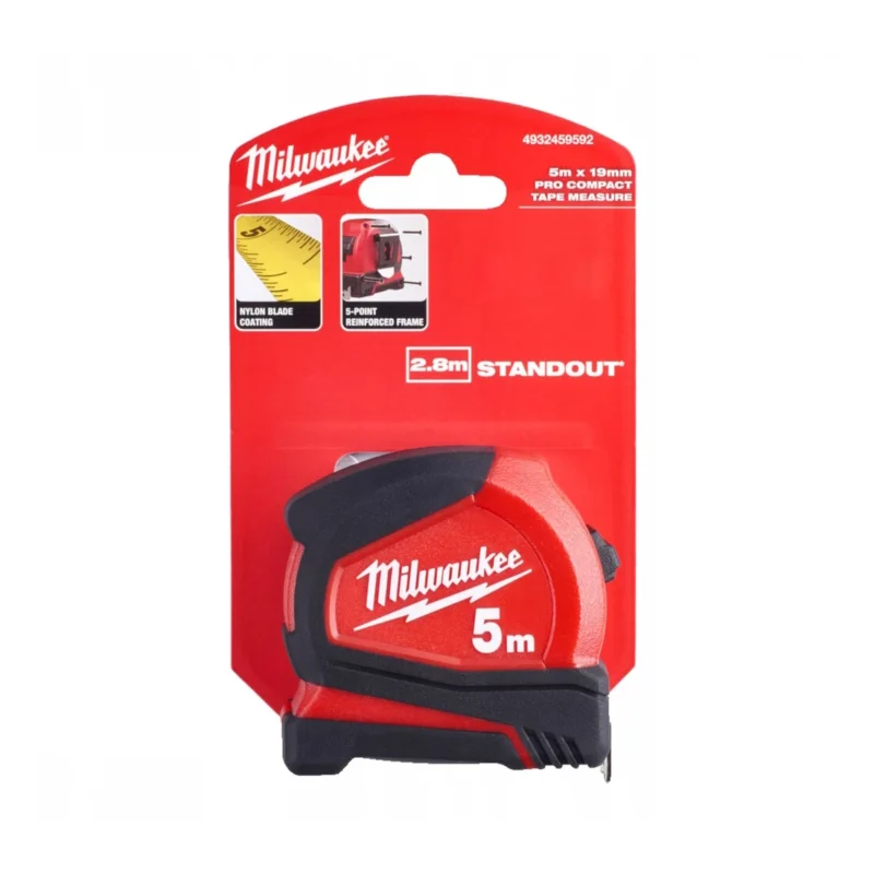 MILWAUKEE potezni metar mjerna traka 5m x 19mm 4932459592